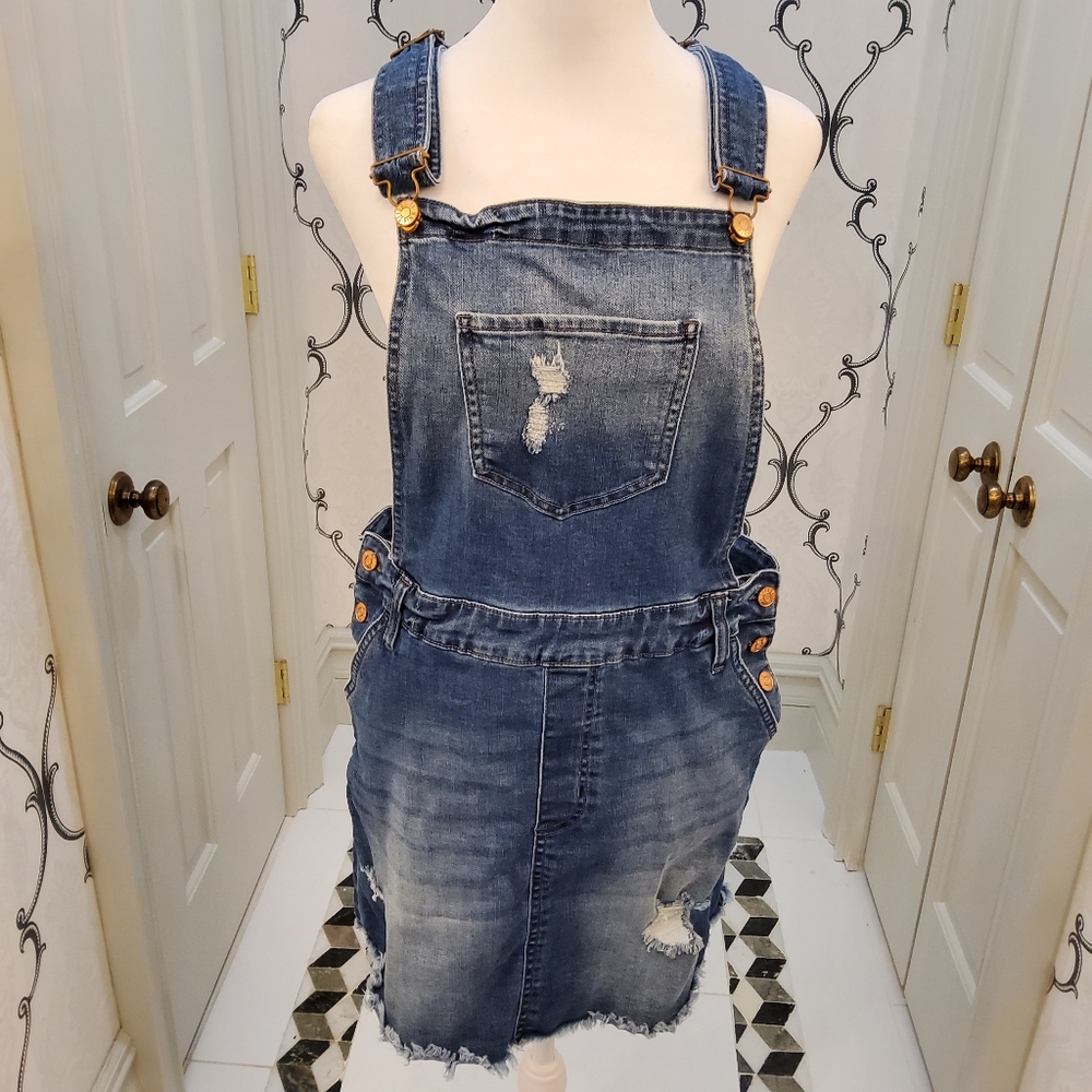 Denim Overalls dress